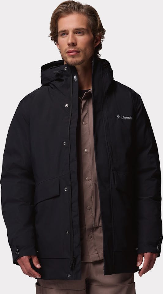 Columbia Men's Street Heights Parka - Miesten parkatakki Musta 02