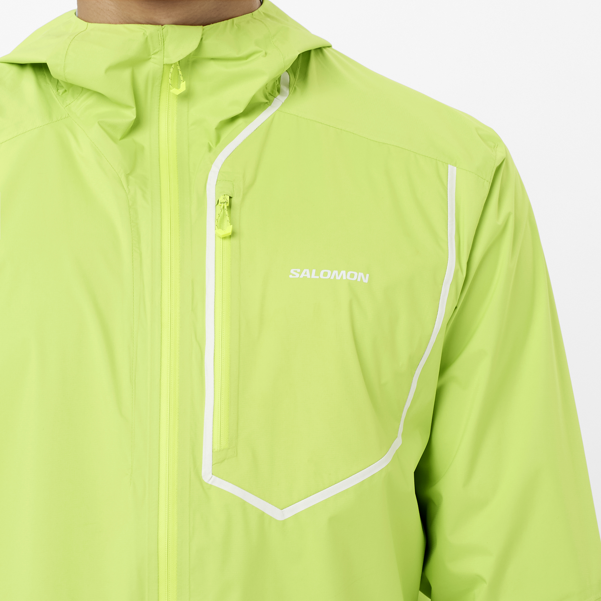 Salomon Men's Bonatti Pro Jacket Acid Lime 04