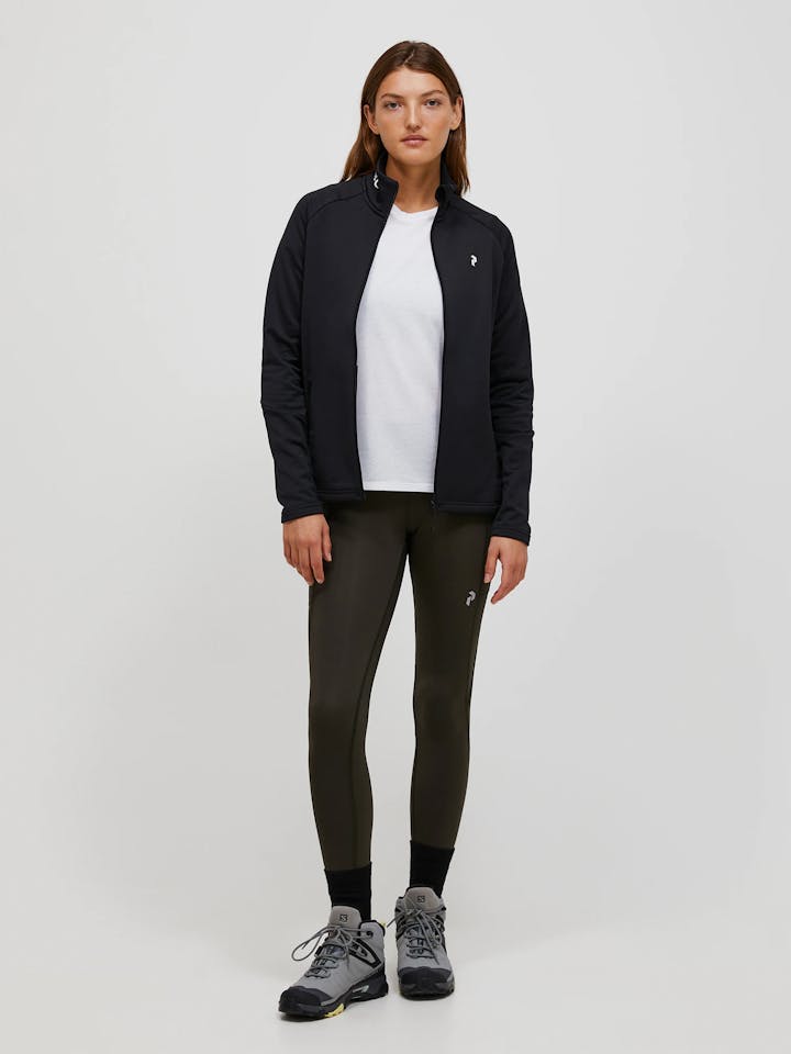 Peak Performance Women's Rider Essentials Midlayer Zip Black 04