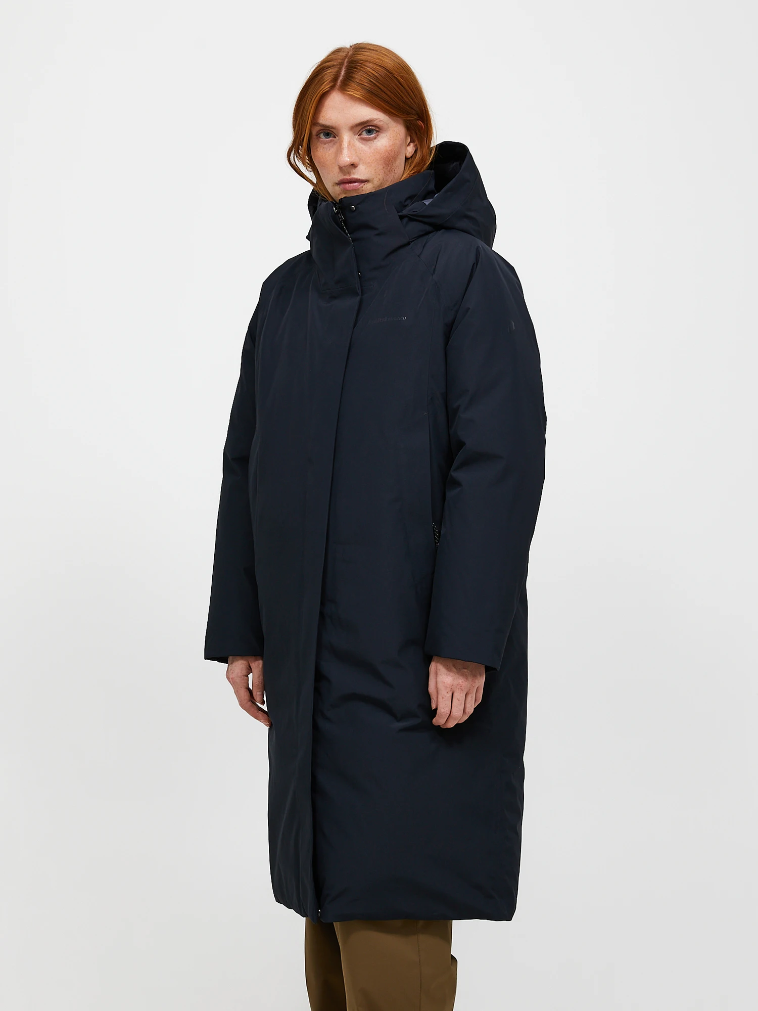 Peak Performance Women's Treeline HIPE  Down Shell Parka - Naisten talvitakki Musta 06