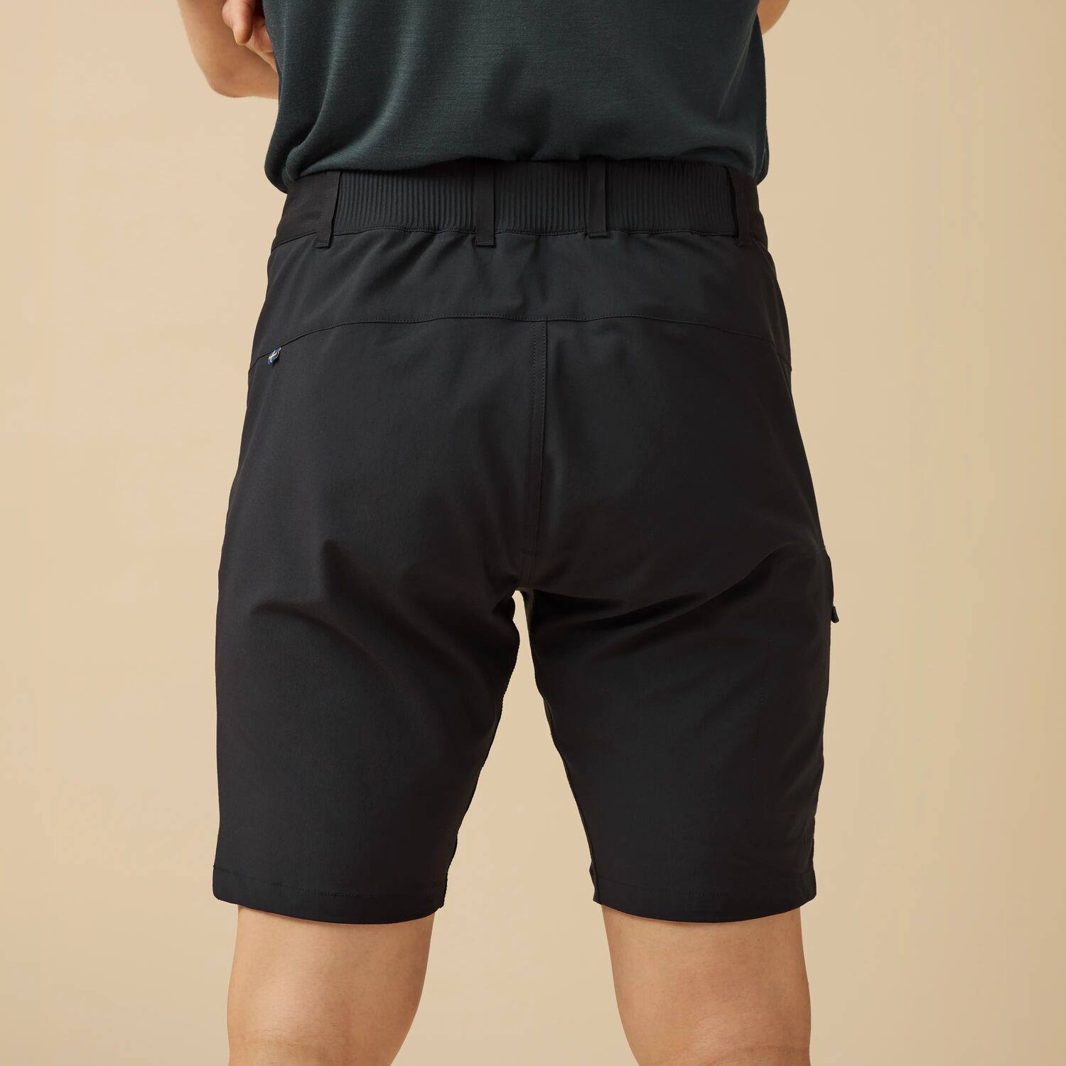Fjällräven Men's Hoja Hybrid Shorts Musta 03