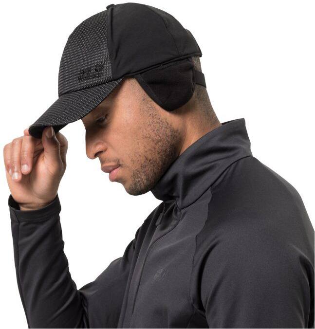 Jack Wolfskin Night Hawk Shield Cap Musta 03