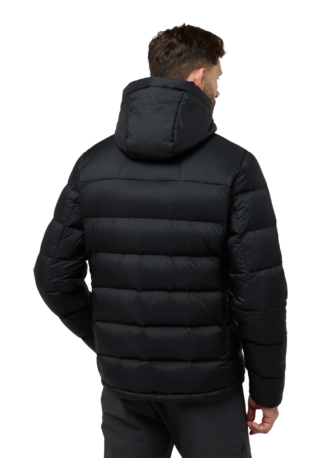 Jack Wolfskin Men's Nebelhorn Down Hoody - Miesten untuvatakki Musta 02