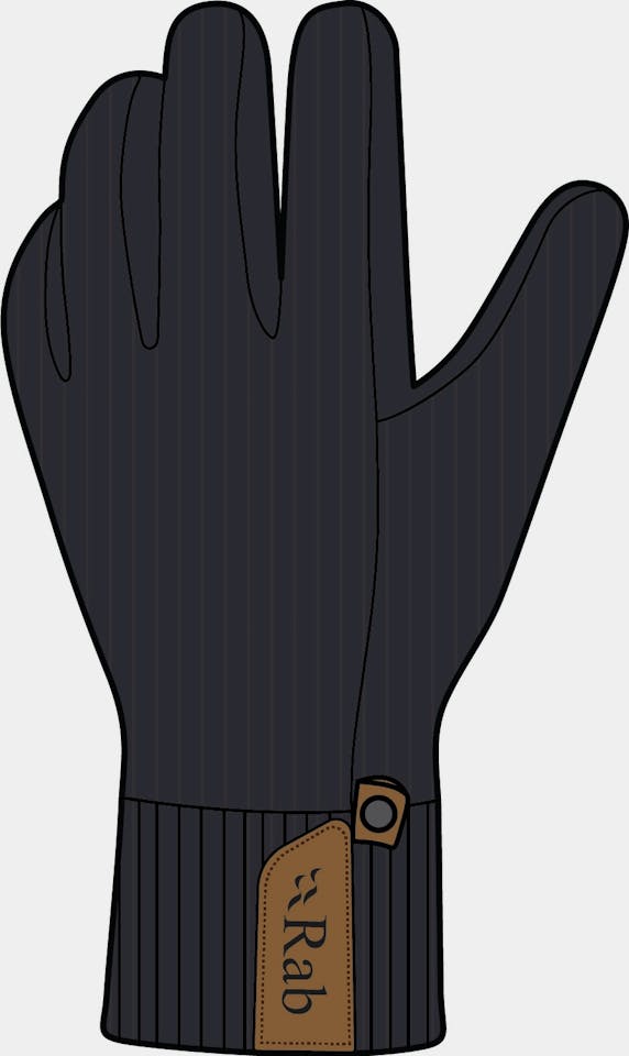 Rab Ridge Gloves Ebony 01