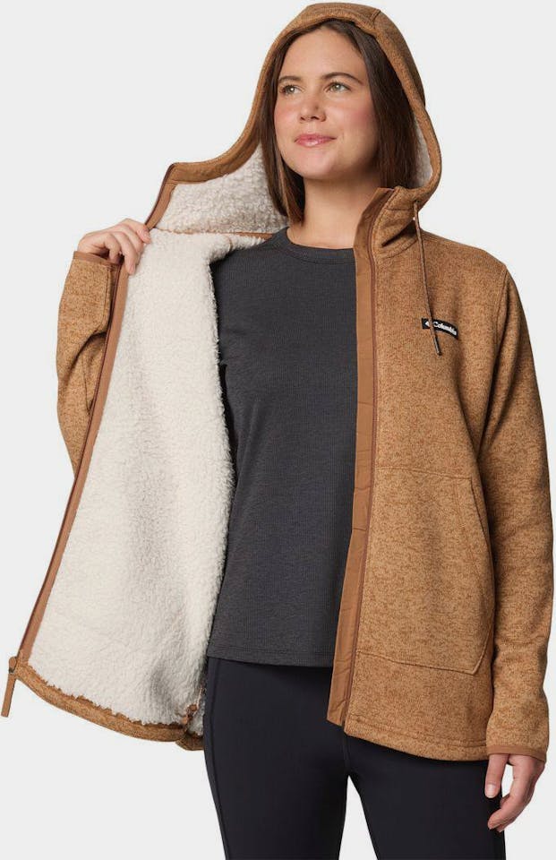 Columbia Women's Sweater Weather Sherpa Full Zip Camel 03