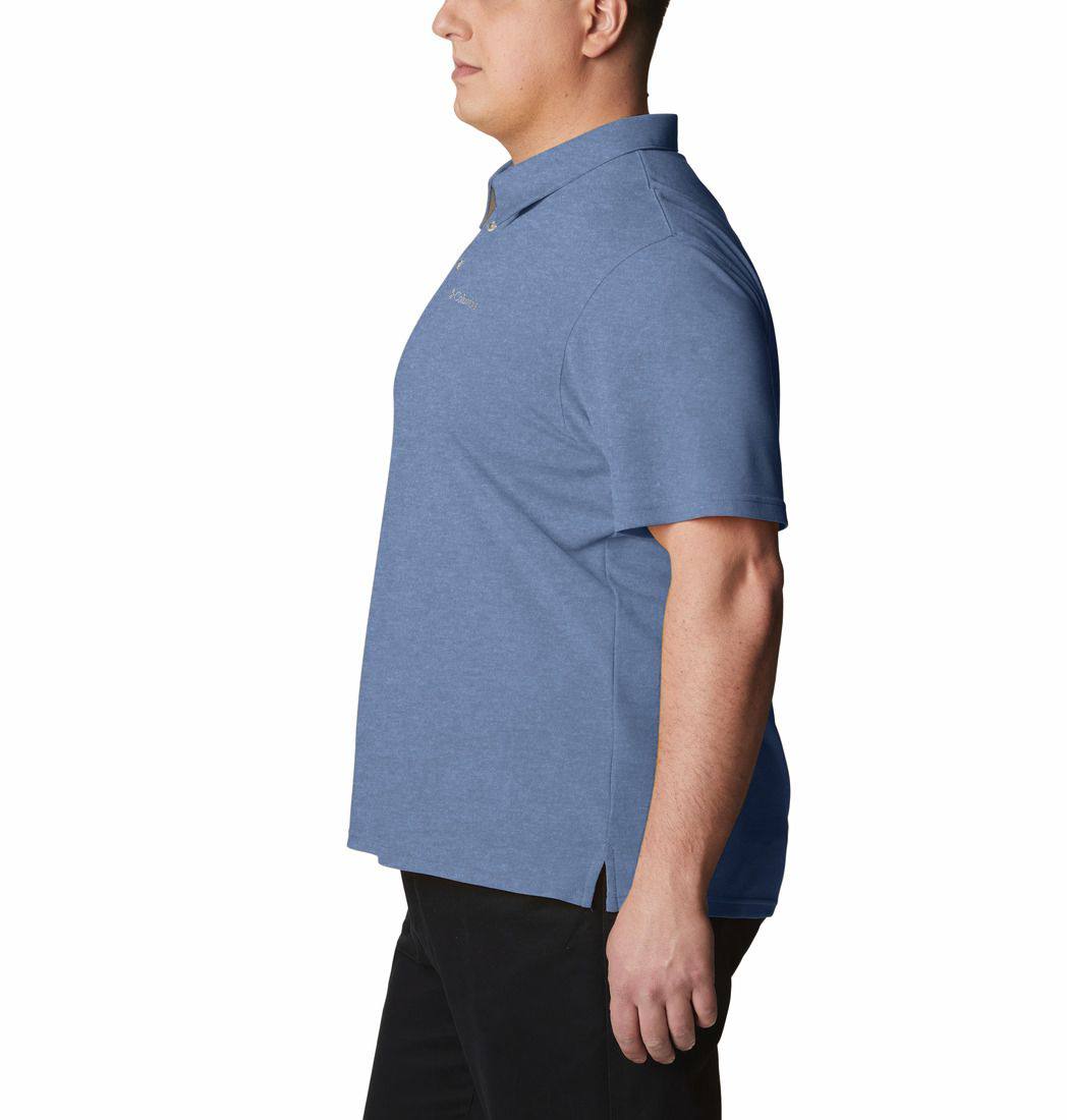 Columbia Men's Nelson Point Polo Big Dark Mountain 02