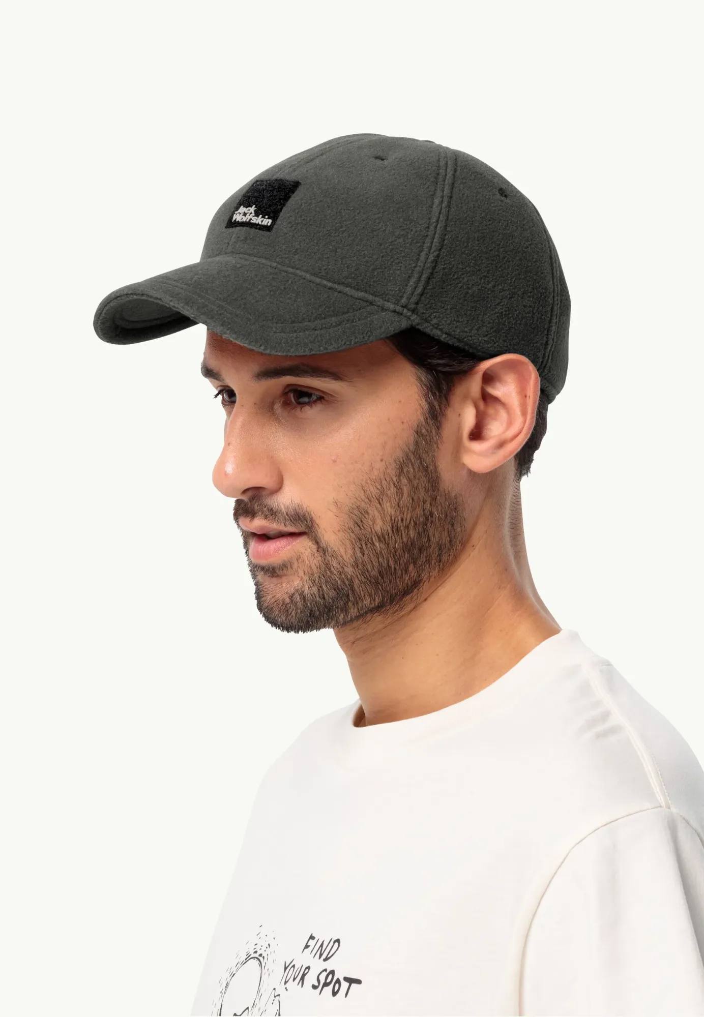 Jack Wolfskin Bockenheim Cap Musta / Grafiitti 02