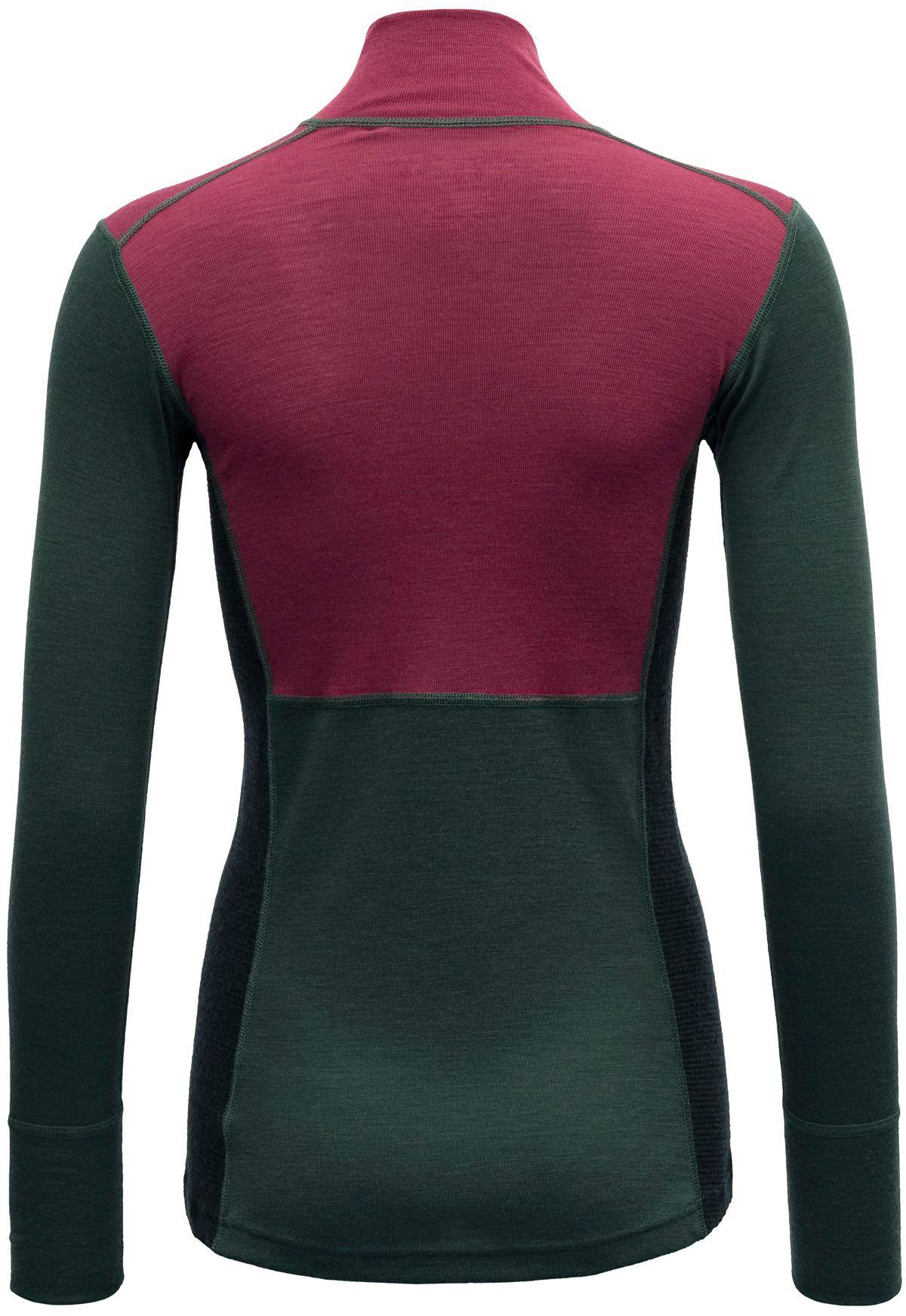 Devold Lauparen Merino 190 Zip Neck Woman Beetroot 02