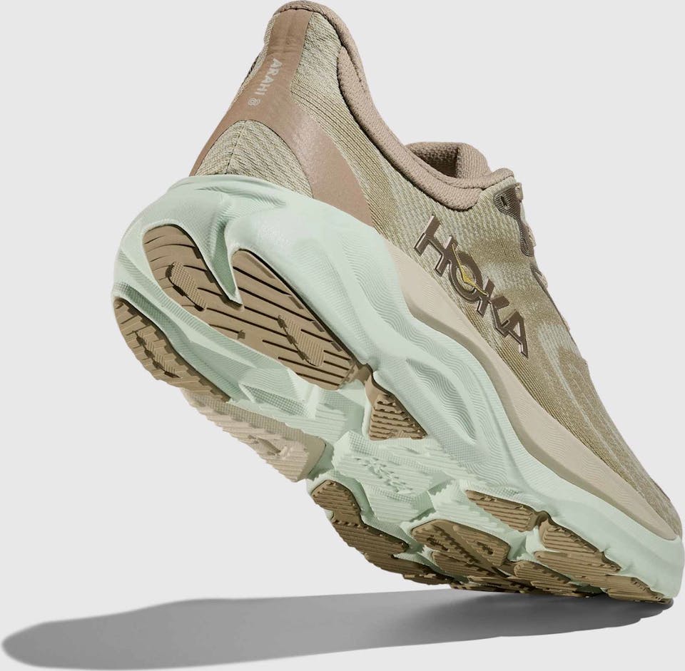 Hoka Women's Arahi 8 Oyster Mushroom / Truffle Salt 06