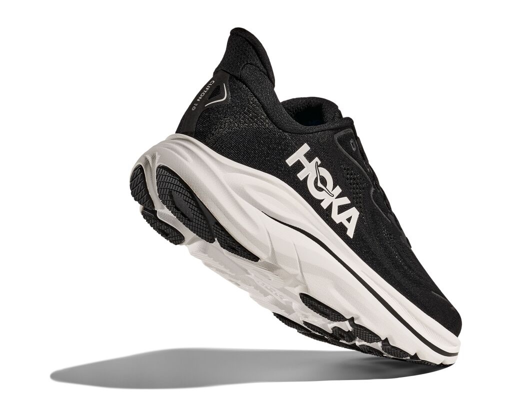 Hoka Men's Clifton 10 Wide Musta / Valkoinen 04