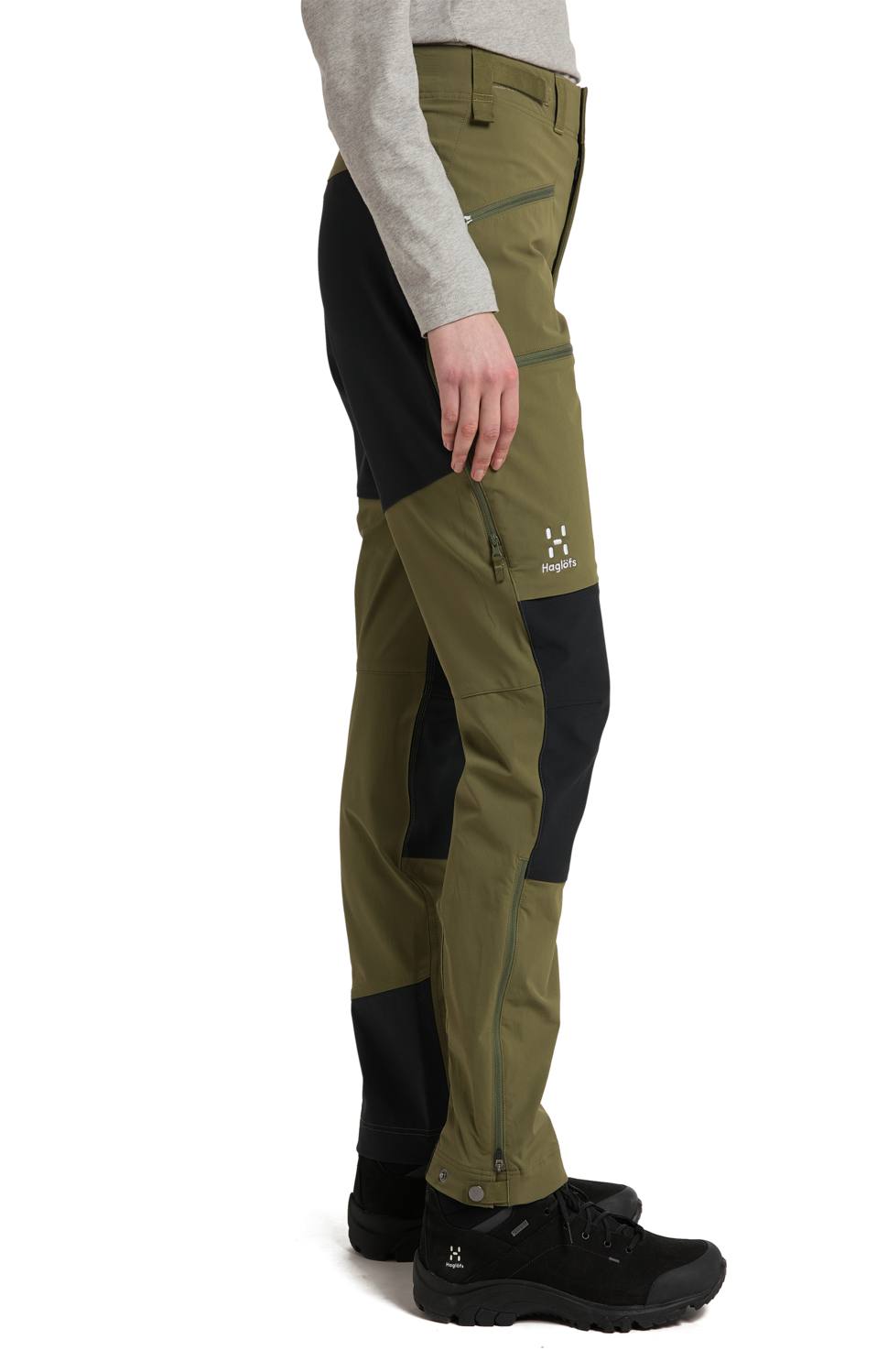 Haglöfs Women's Rugged Standard Pant Oliivi/Musta 04