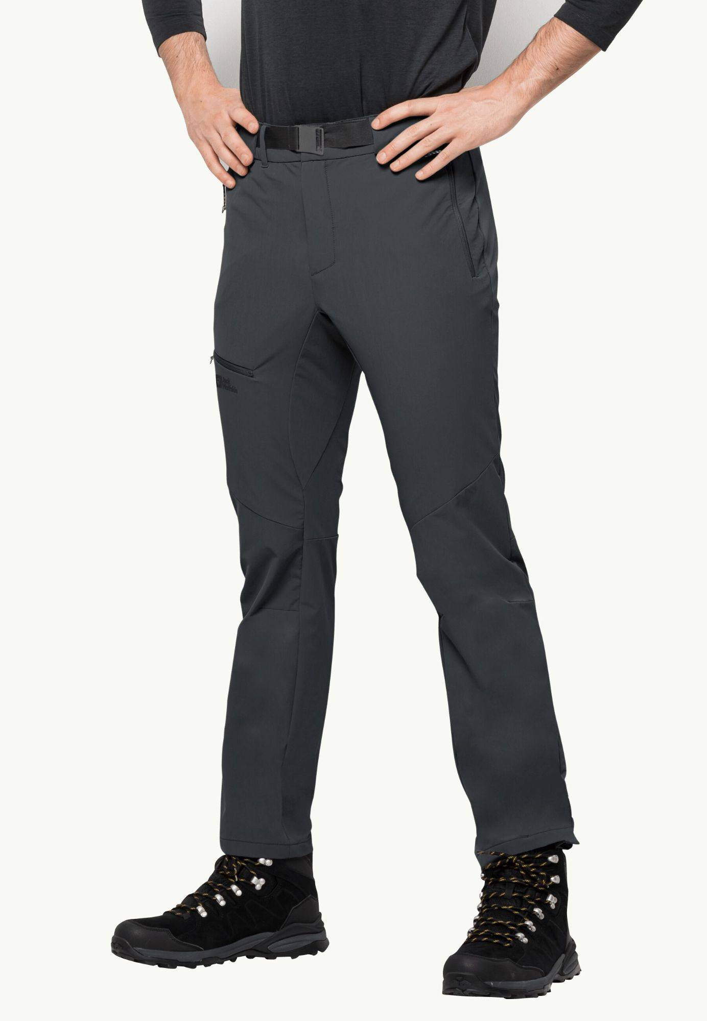 Jack Wolfskin Men's Holdsteig Pants Long Black 02