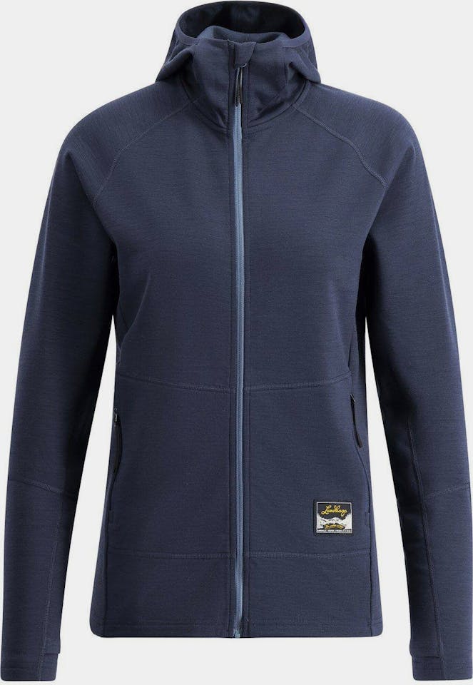 Lundhags Women's Tived Merino Hoodie Dark blue 01