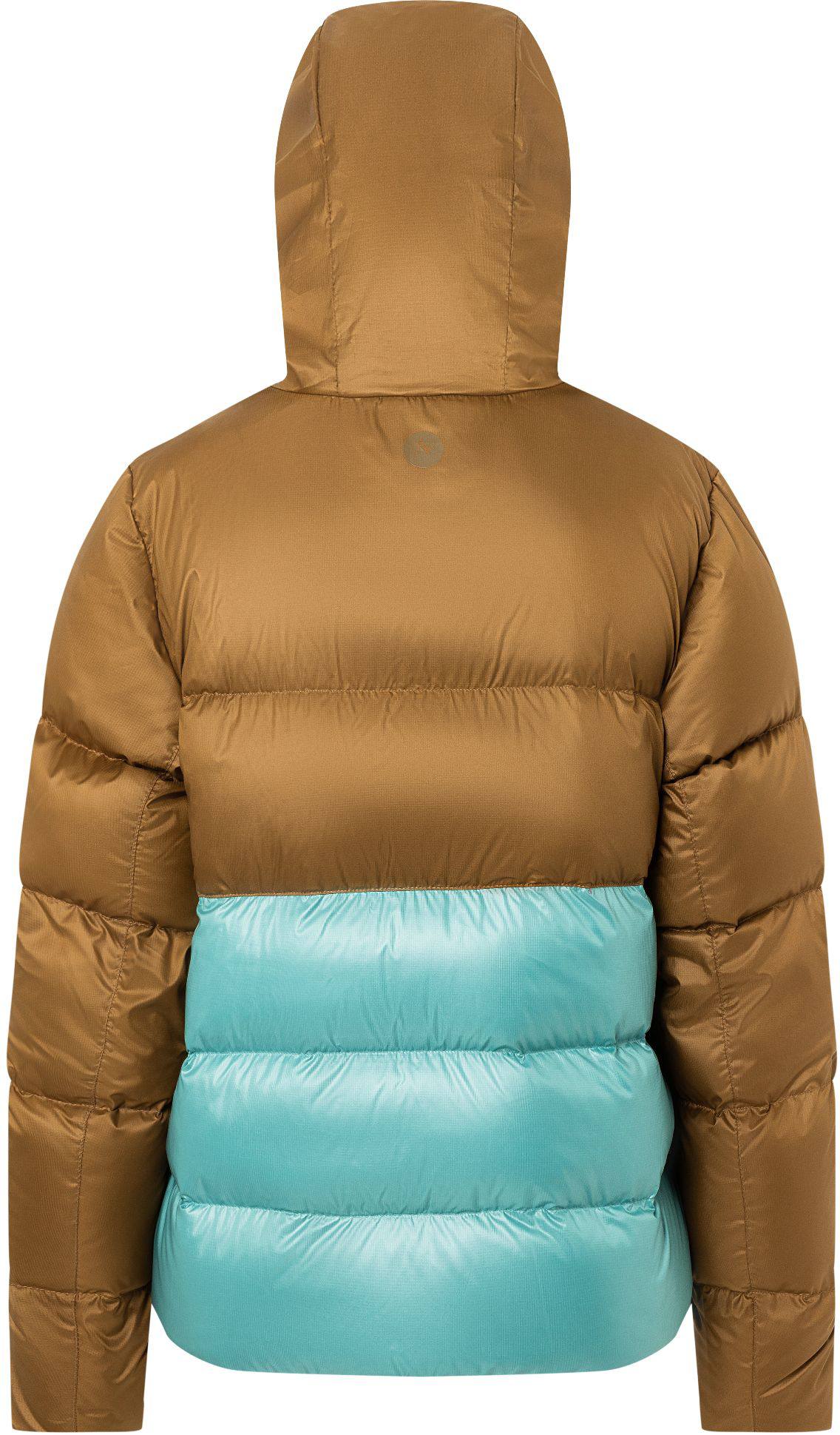 Marmot Women's Guides Down Hoody Ruskea/Turkoosi 06