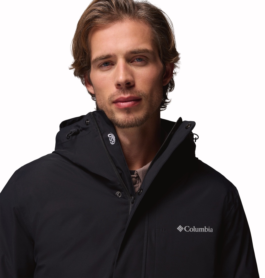 Columbia Men's Street Heights Parka - Miesten parkatakki Musta 03