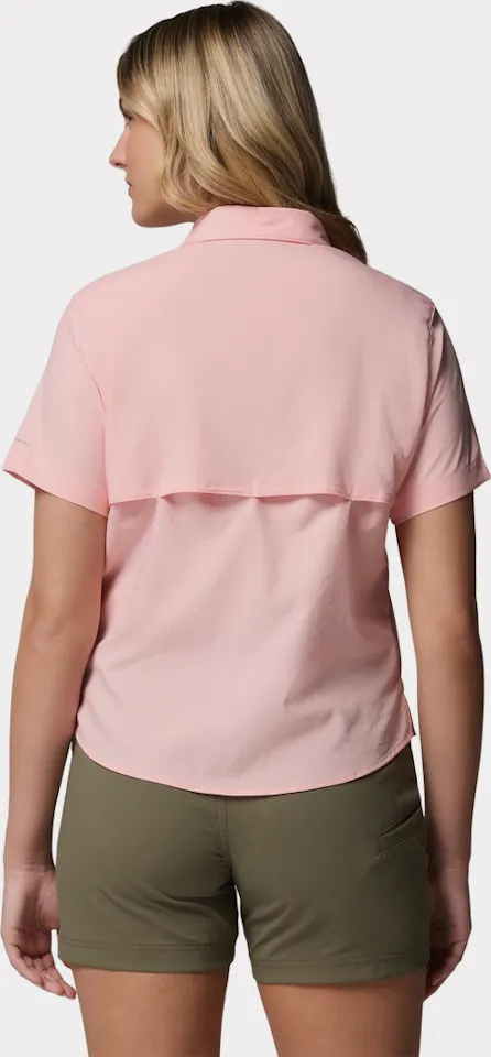 Columbia Women's Silver Ridge Utility II Short Sleeve Shirt Pink Sand 05