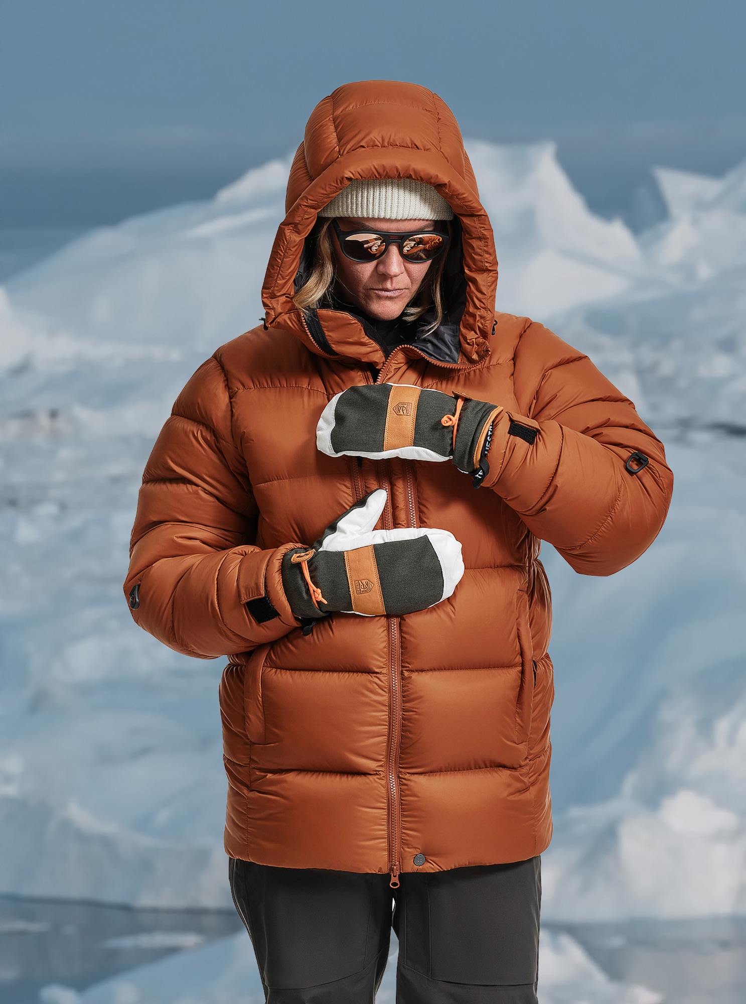 Lundhags Men's Abisku Adventure Down Parka Almond 03