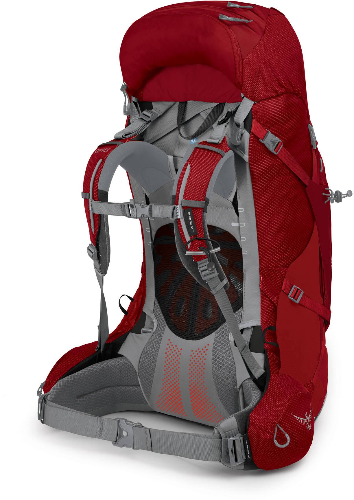 Osprey Ariel Plus 60 W Punainen 02