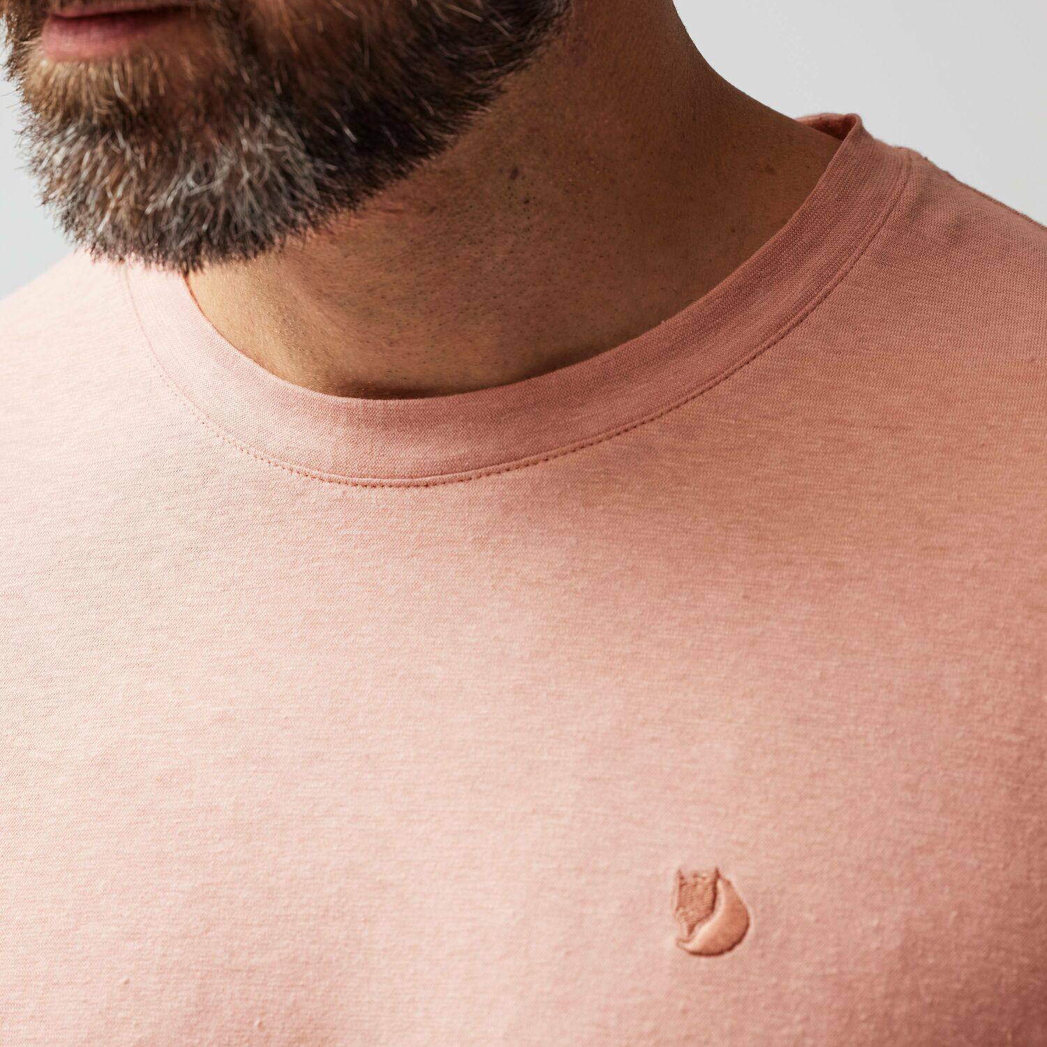 Fjällräven Men's Hemp Blend Tee Pink Rose 05