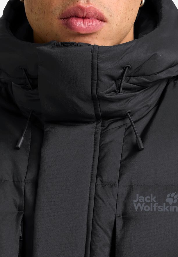 Jack Wolfskin Men's Icy Hill Coat RDS - Miesten untuvatakki Musta 04