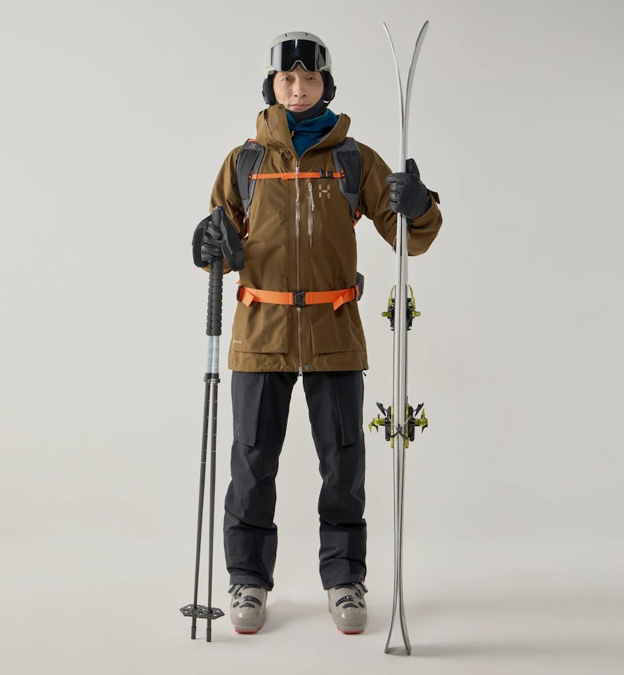 Haglöfs Men's Vassi GTX II Jacket Brown/Woodland Brown 04