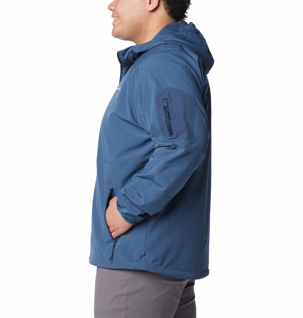 Columbia Men's Tall Heights Hooded Big Softshell Dark Mountain 02