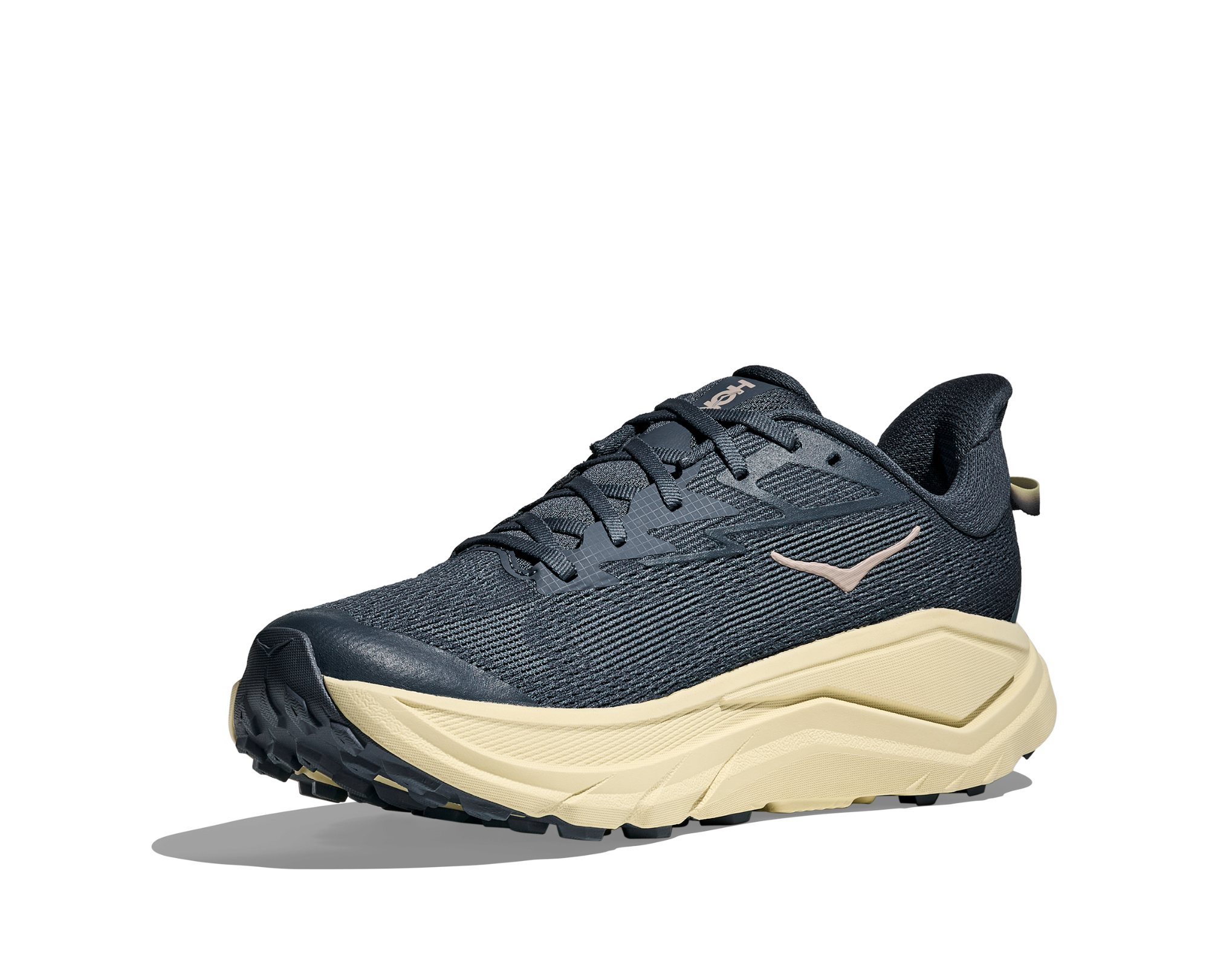 Hoka Men's Challenger 8 Wide Faded Navy / Pampass Grass 02