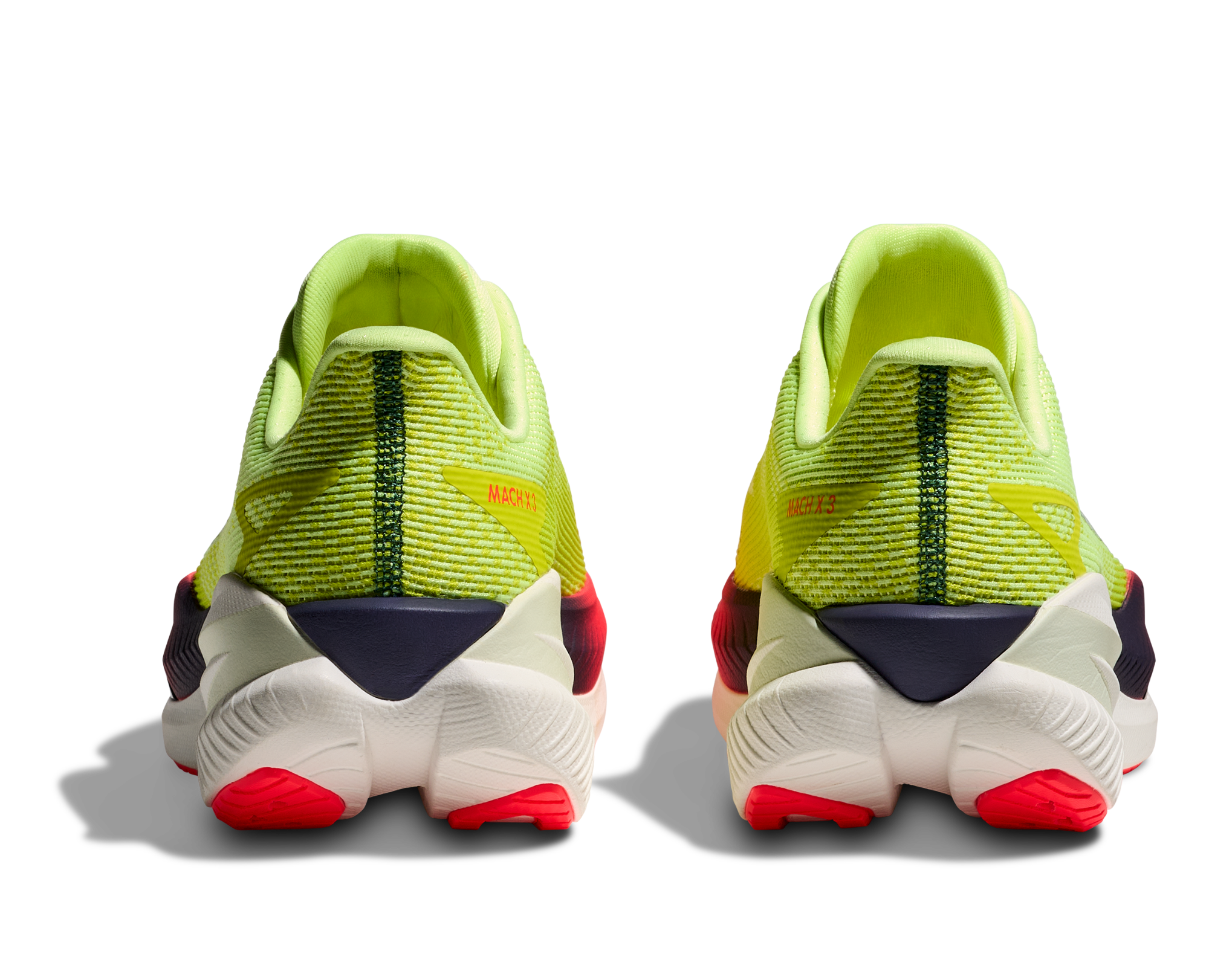 Hoka Men's Mach X 3 Neon Yuzu / Squid Ink 05