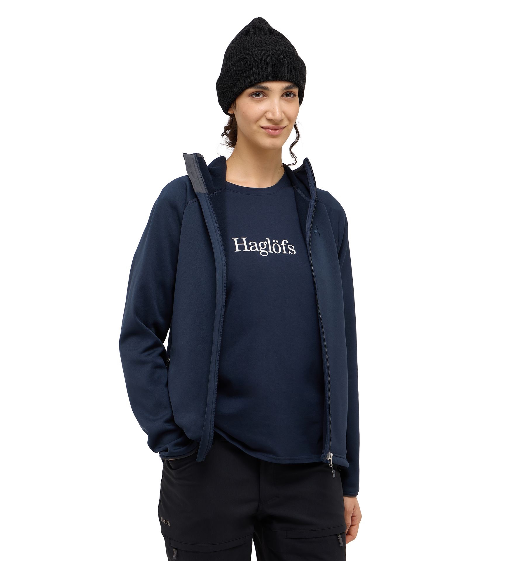 Haglöfs Women's Magma Mid Hood Tarn Blue 03