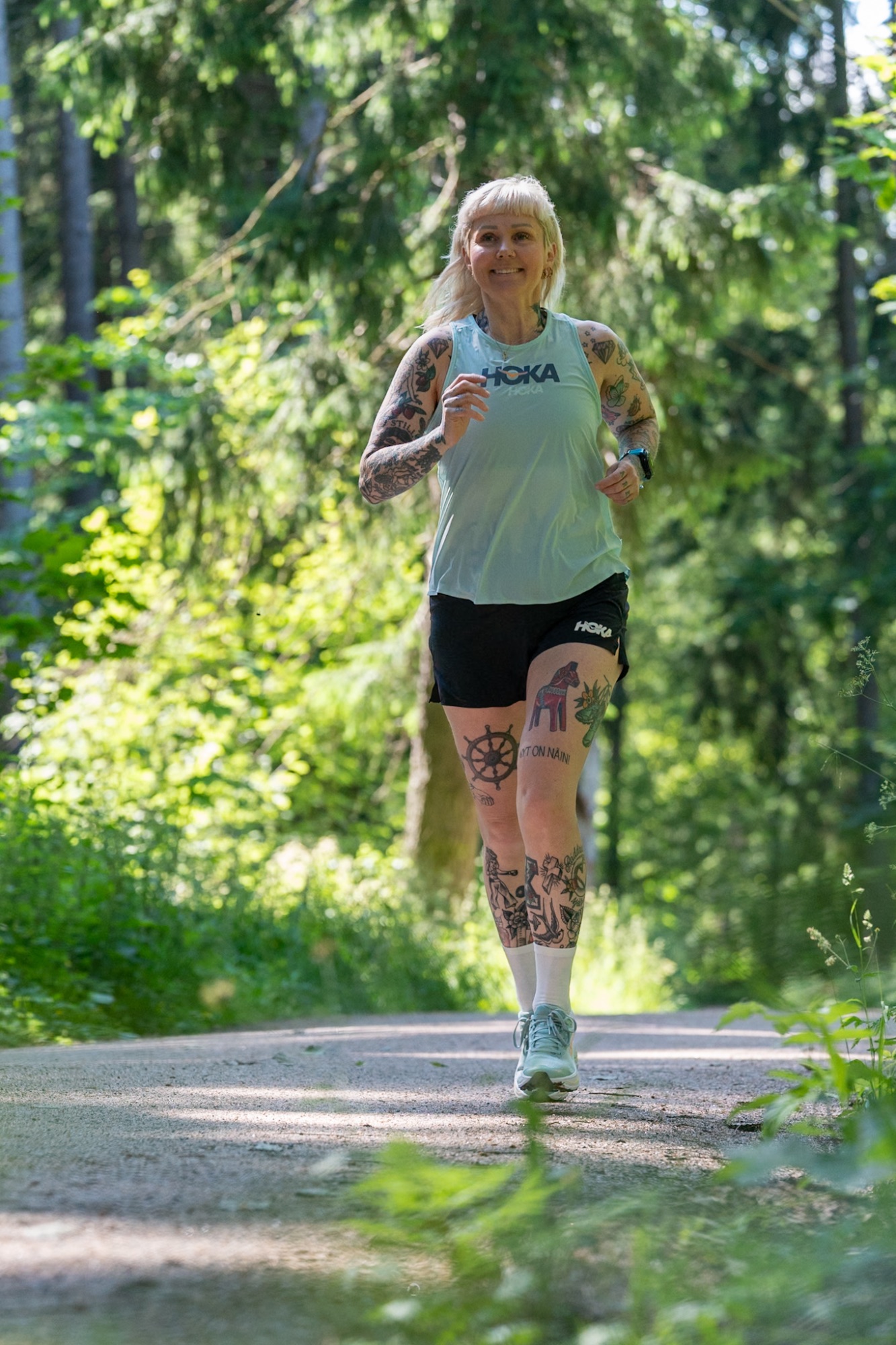 Hoka Women's Challenger 8 Jade / Cosmic grey 11