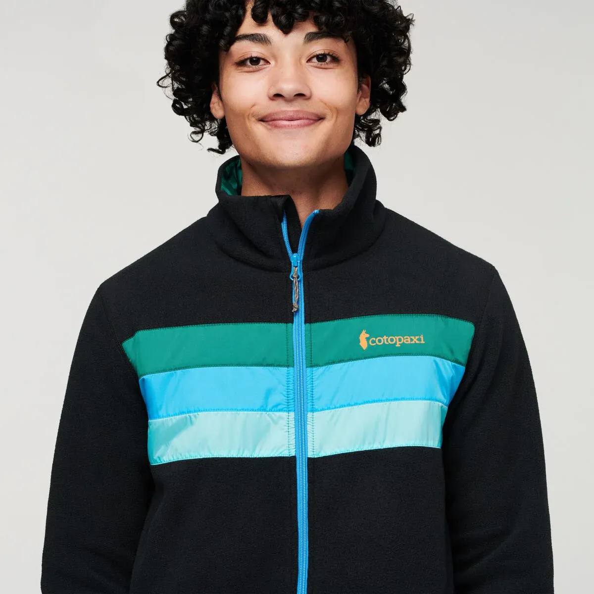 Cotopaxi Men's Teca Fleece Jacket Musta / Sininen 02