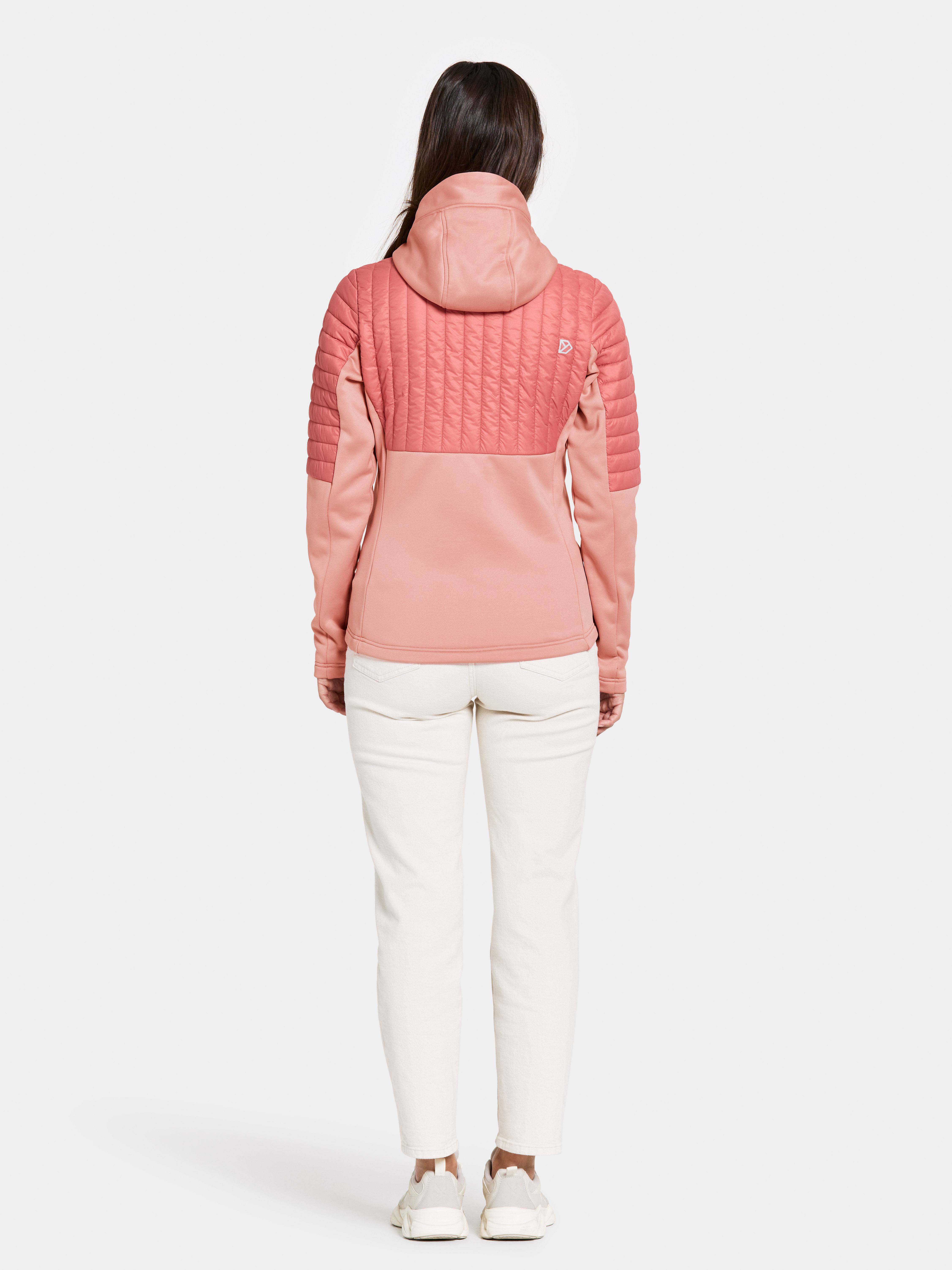 Didriksons Women's Annema 6 Full Zip Powder Pink 05