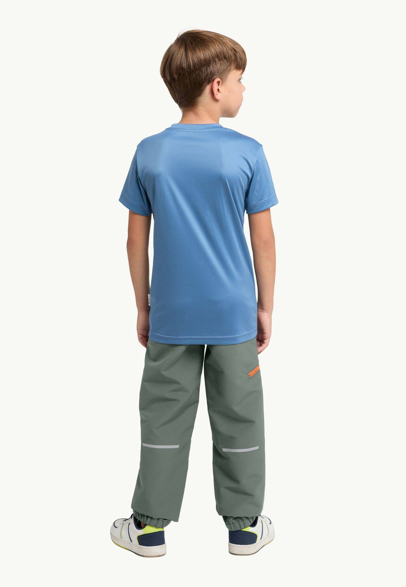 Jack Wolfskin Kids Turbulence Pants Slate Green 03