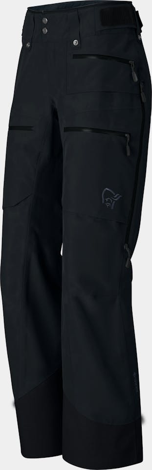 Norrøna Women's Lofoten GTX Insulated Pants Caviar 01