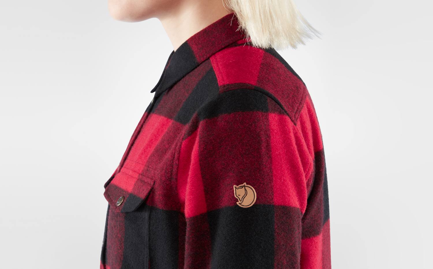 Fjällräven Canada Shirt LS Women Punainen 06
