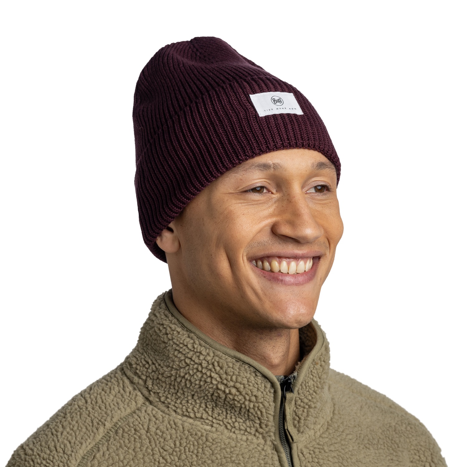 Buff Drisk Beanie Burgundy  04