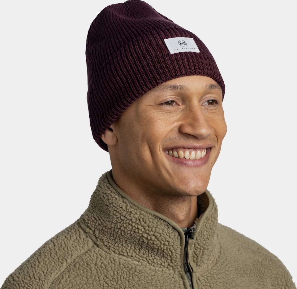 Buff Drisk Beanie Burgundy  04