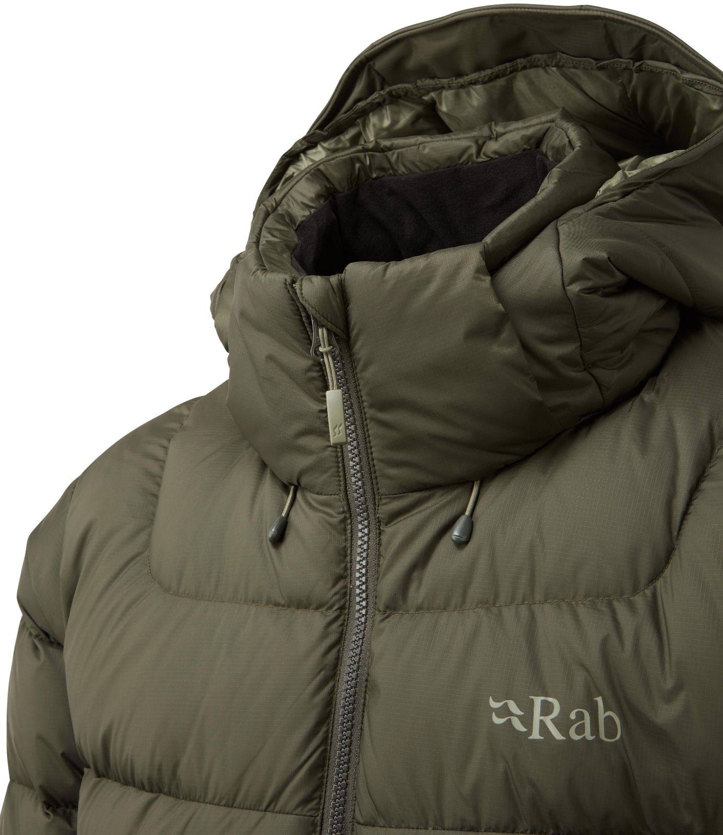 Rab Men's Ascent Jacket - Miesten untuvatakki Musta 03