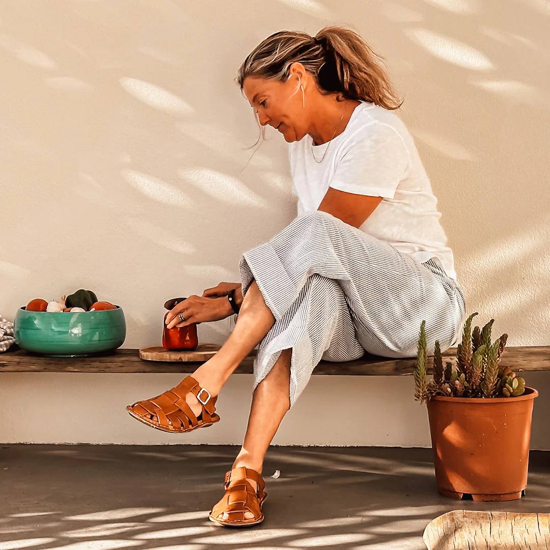 VIBAe Capri Leather Cognac 02