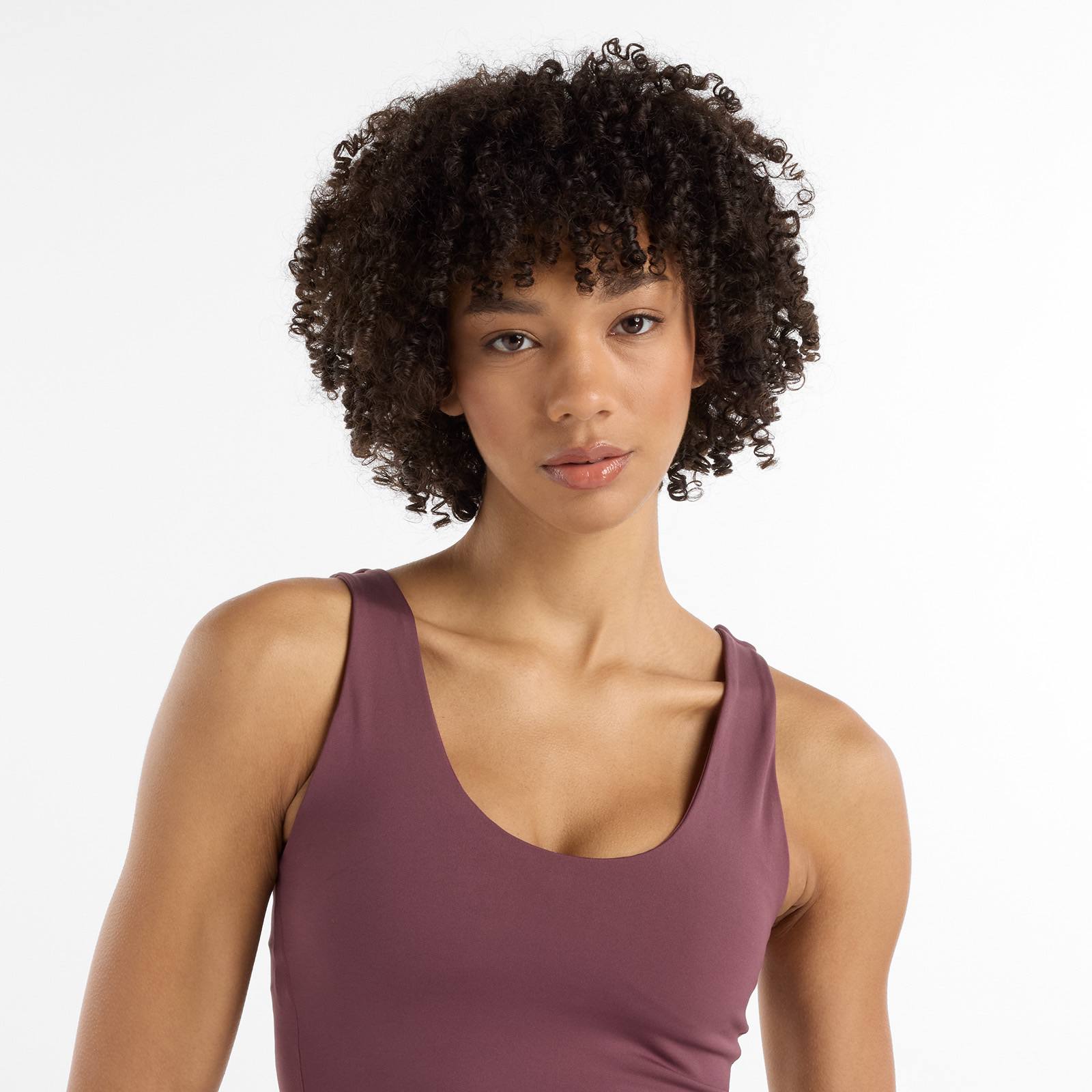 New Balance Women's Define Fitted Tank Plum 06