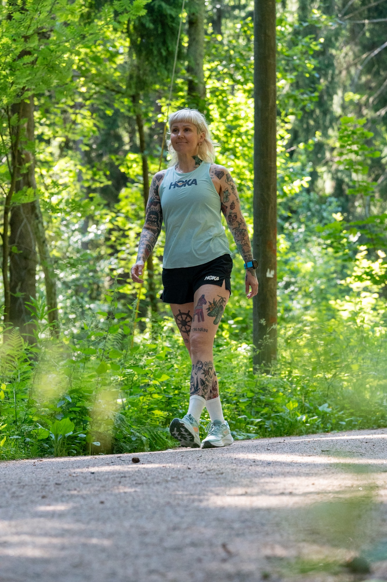 Hoka Women's Challenger 8 Jade / Cosmic grey 10