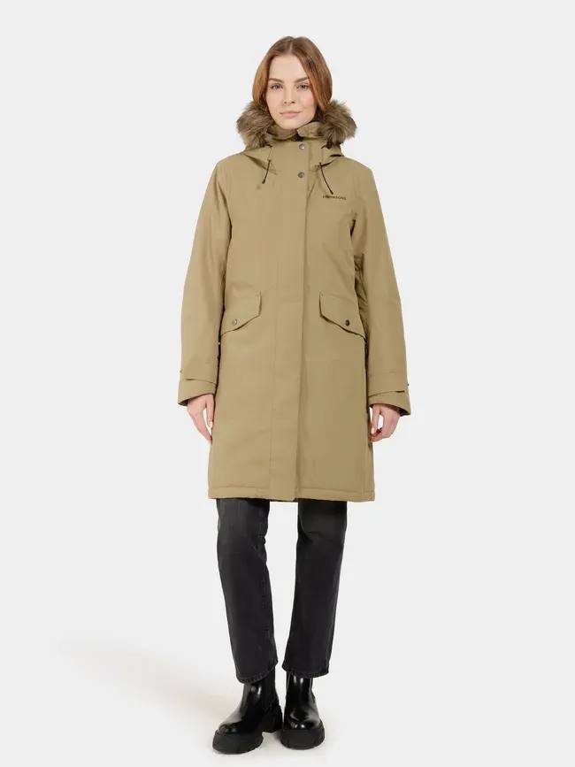 Didriksons Women's Erika Parka 3 Beige 02