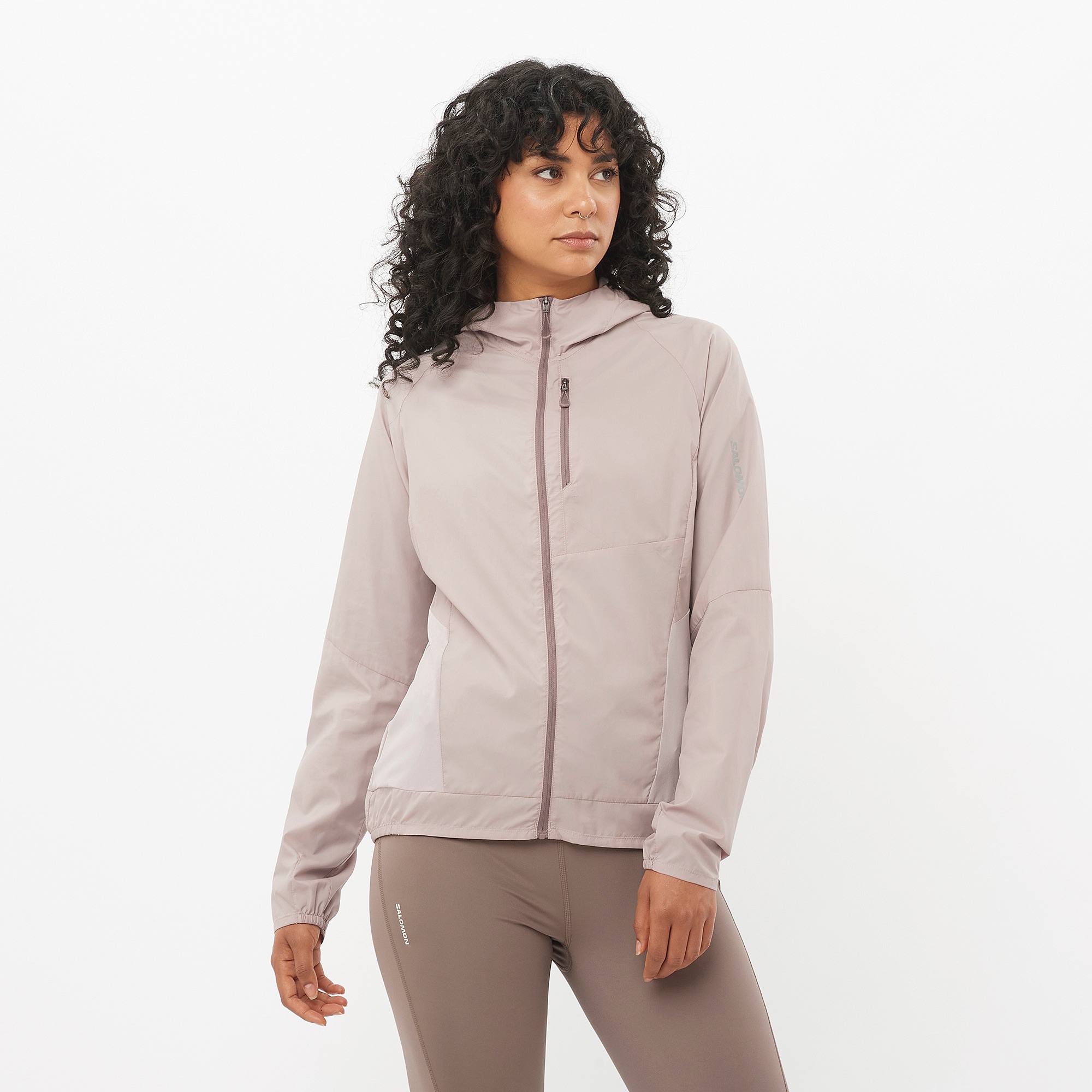 Salomon Women's Bonatti Cross Wind Jacket Etherea 02