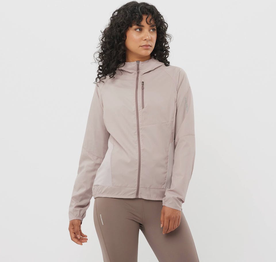 Salomon Women's Bonatti Cross Wind Jacket Etherea 02
