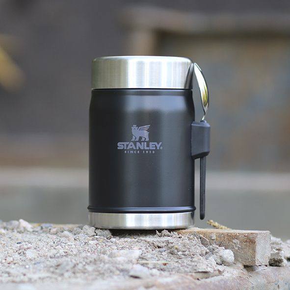Stanley The Legendary Food Jar + Spork 0,4L Black 02