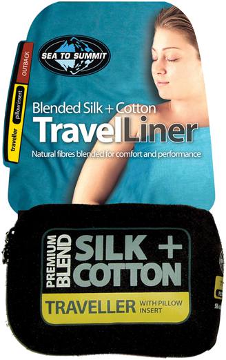 Sea To Summit Silk/Cotton Traveller Liner With Pillow Insert