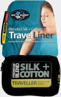 Silk/Cotton Traveller Liner With Pillow Insert