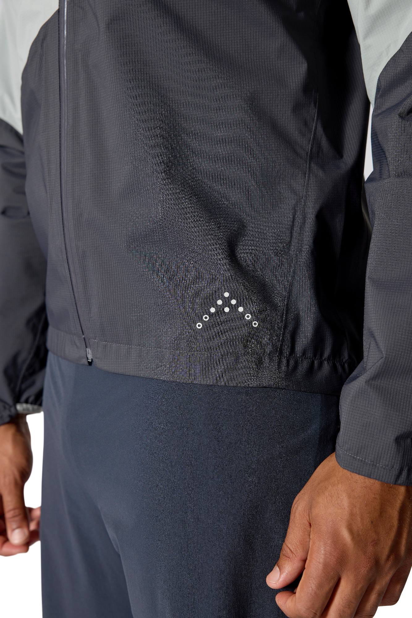 Rab Men's Downpour Trail Light Jacket Anthracite 12