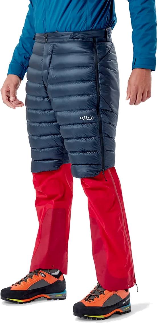 down insulated shorts