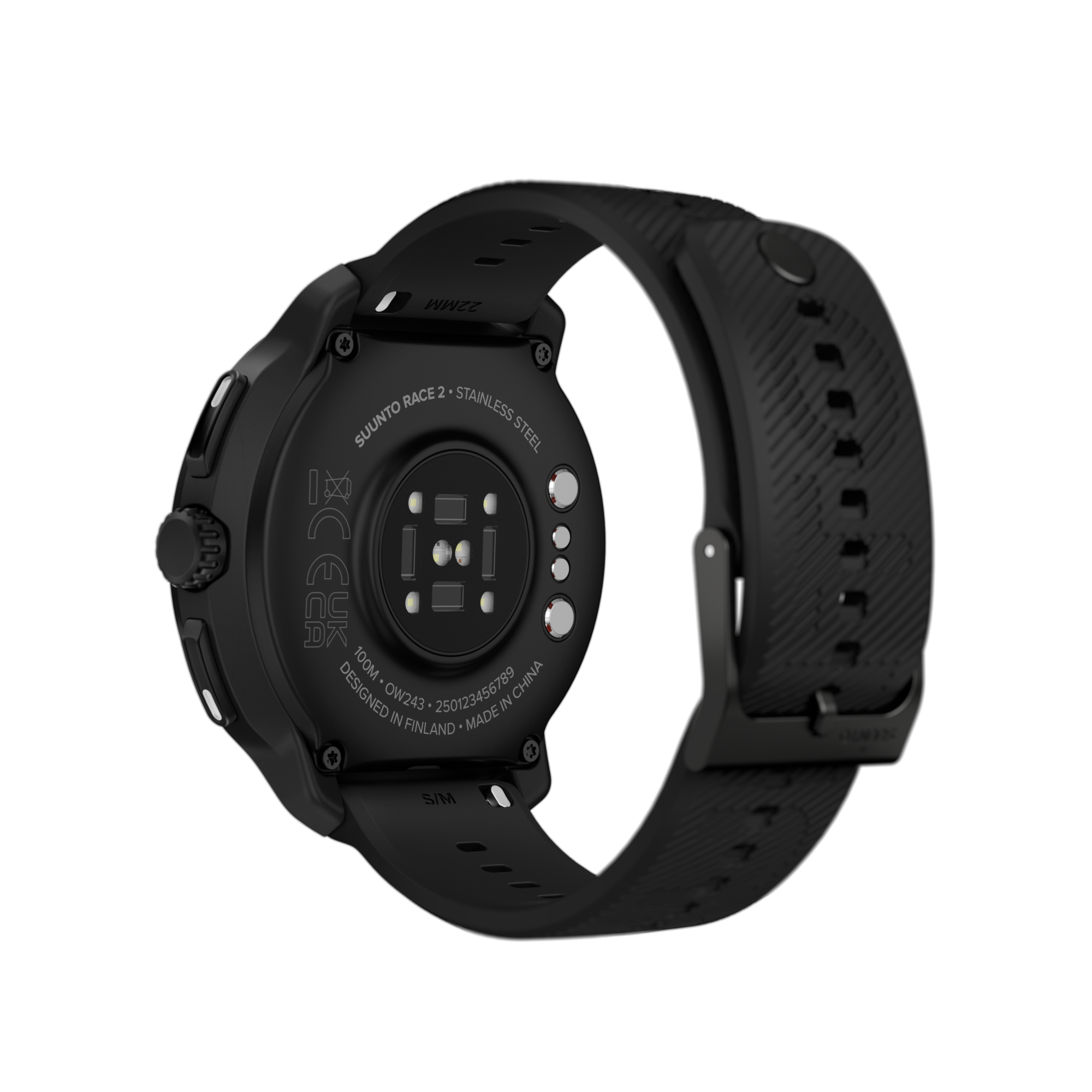 Suunto Race 2 Stainless Steel All Black  03